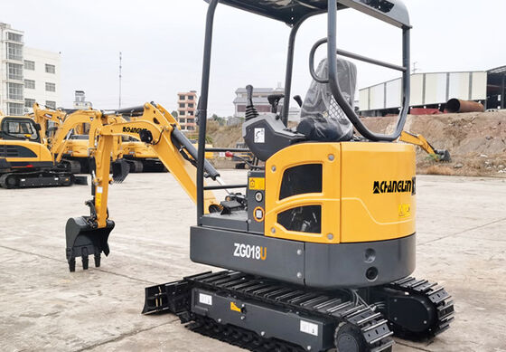 ZG017SMini Excavator Ergonomic Design Với Không gian lái rộng rãi